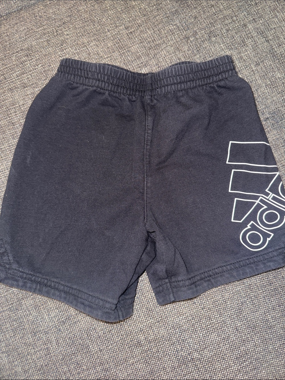 adidas Kids Black Logo Athletic Shorts